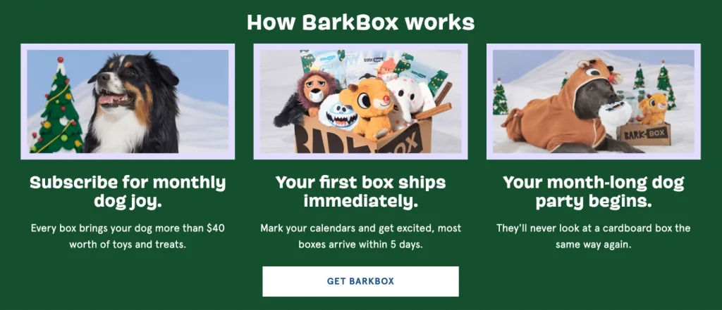 تسييل الاشتراك في BarkBox