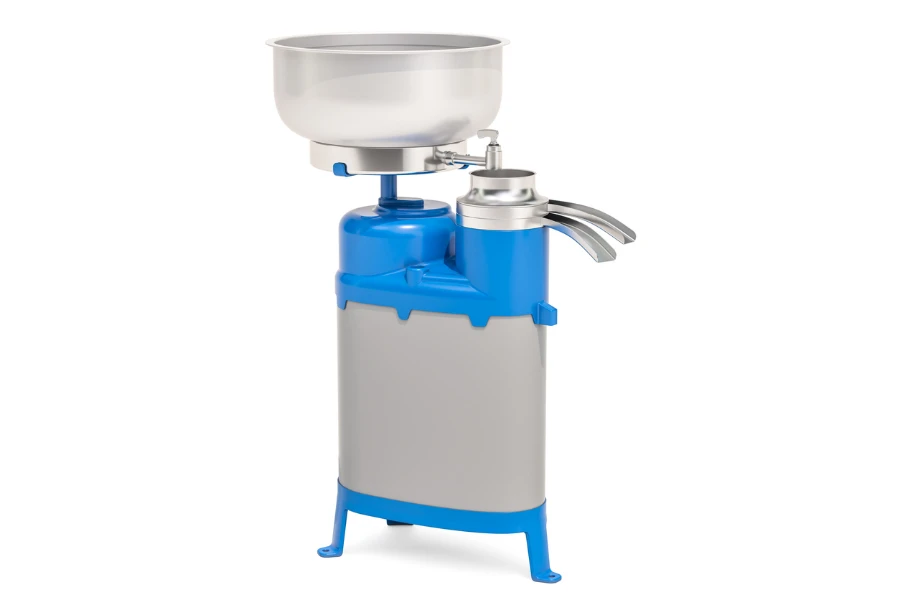 3D image rendering of a milk separator