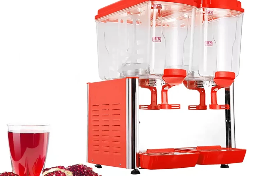 Dispensador de bebidas frias comercial com torneira