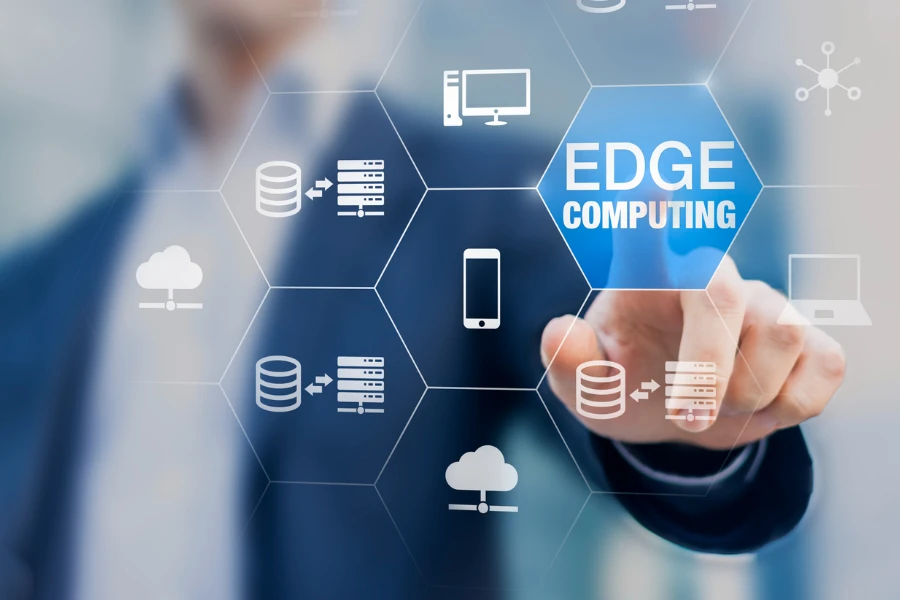 Edge-Computing-Technologie mit verteilter Netzwerkleistung