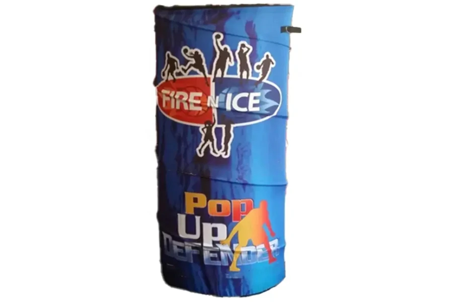 Cone pop up grande estampado azul grande para basquete