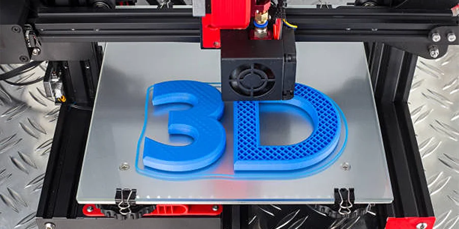 3D printer working