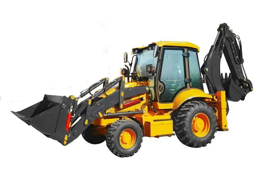 Come scegliere tra una terna e un escavatore 4-ton-wheeled-backhoe-loader-with-front-bucket-and-rear-boom
