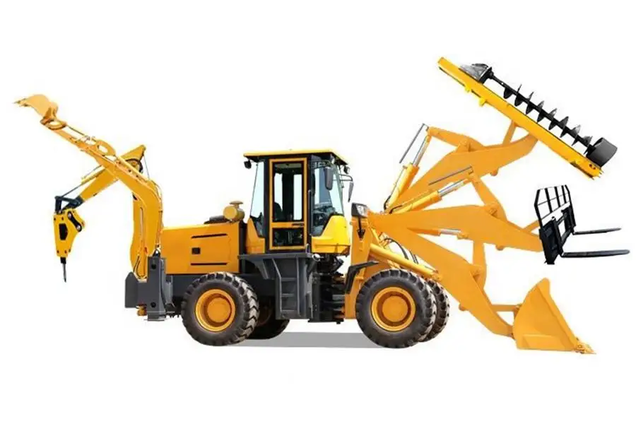 differenza fra terna ed escavatore 4-wheel-drive-loader-showing-multiple-front-and-rear-attachments