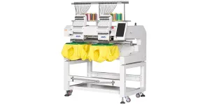 Apparel machine on a white background