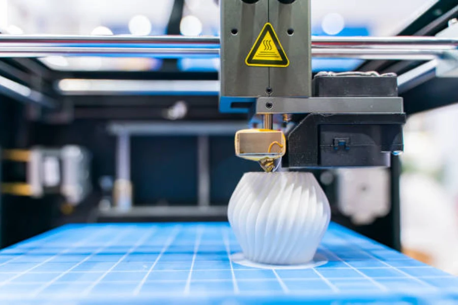 3D printer printing prototypes