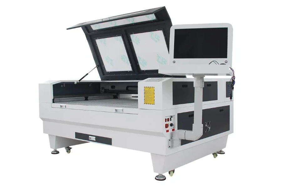 A 1390 CO2 laser engraving cutting machine