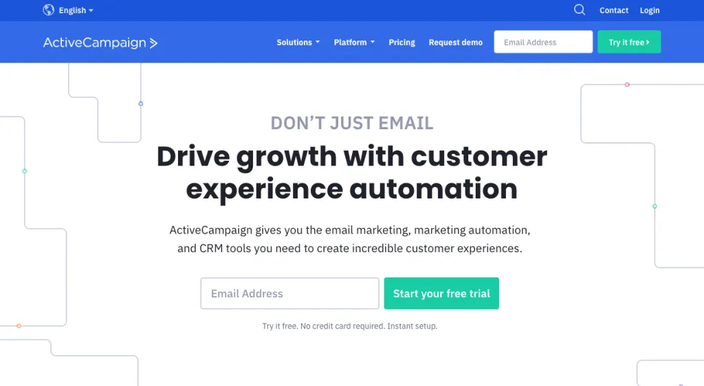 ActiveCampaign a tool for email marketing with built-in CRM integration