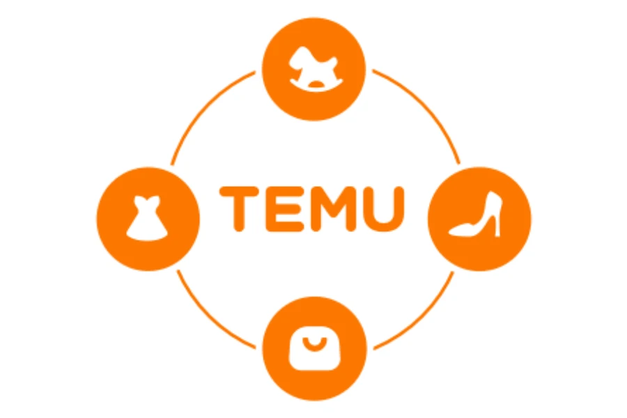 Logo of the Chinese Temu app