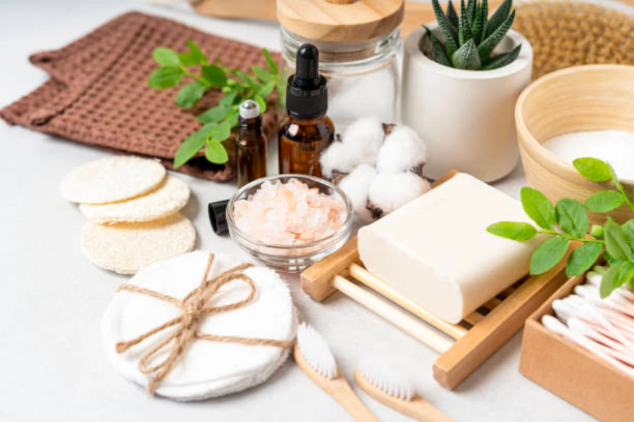 Productos de belleza e higiene sostenibles y eco-friendly