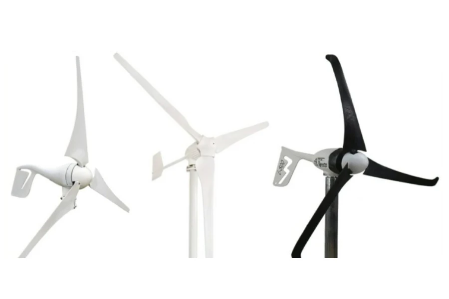 Vertical wind turbine for homes