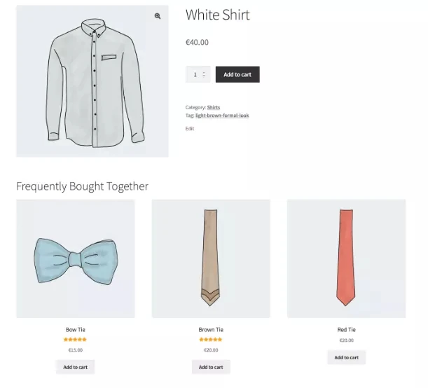 woocommerce product recomendations