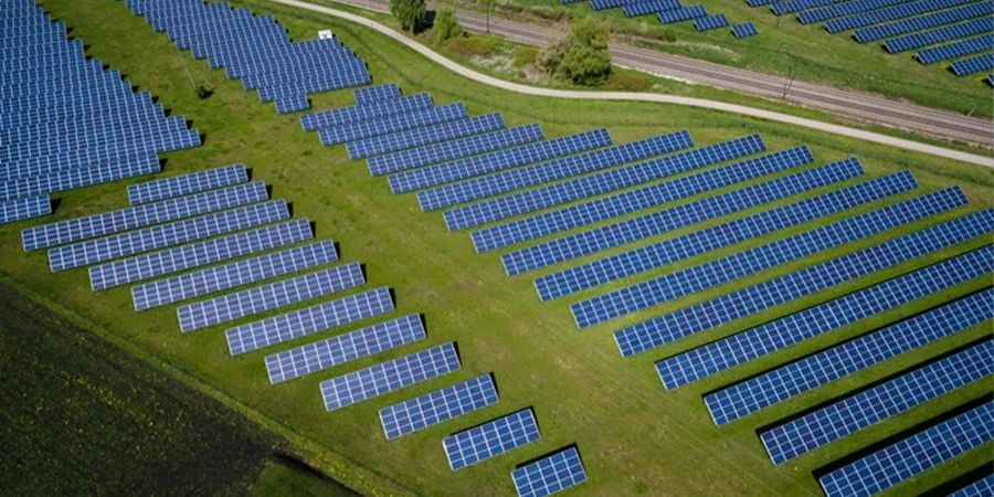 large scale production of solar power