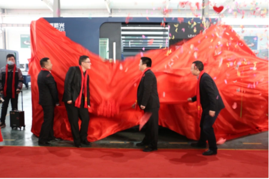 Longdiao Laser held a grand ceremony for the global launch of a 40 kW laser cutting machine