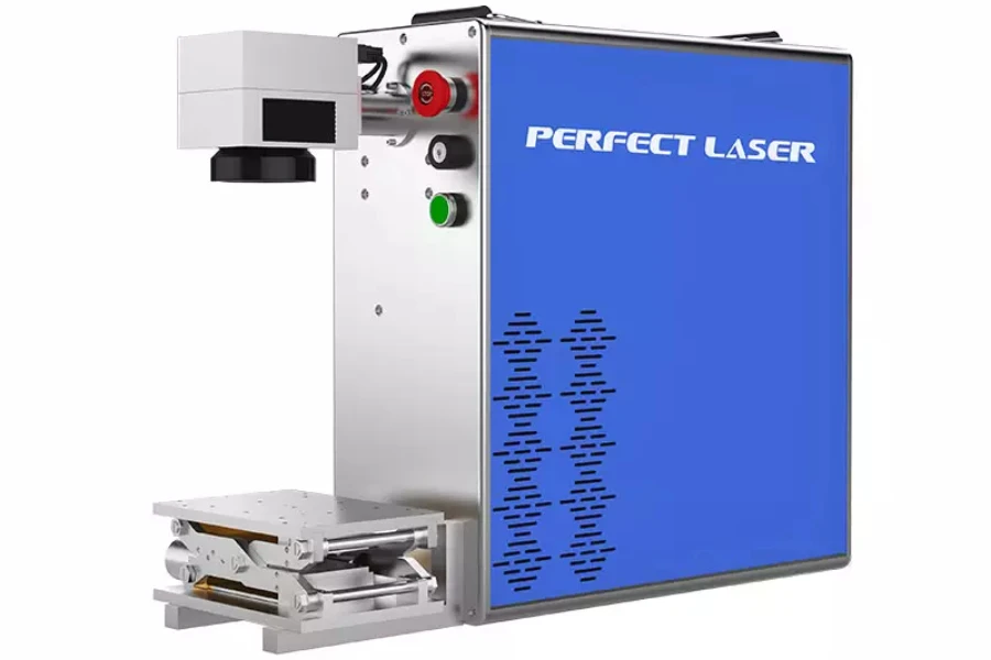 Marcador a laser de cor de metal