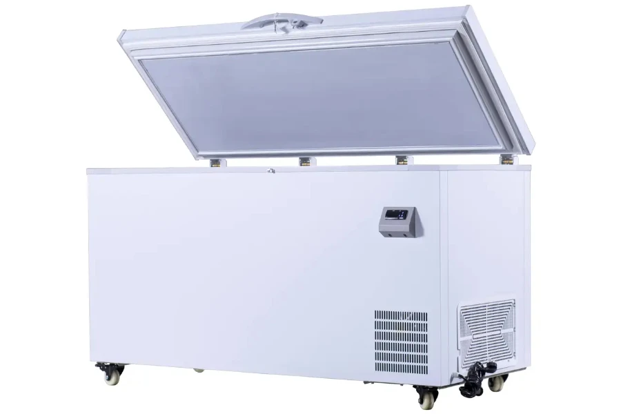 A 370L commercial cryogenic freezer