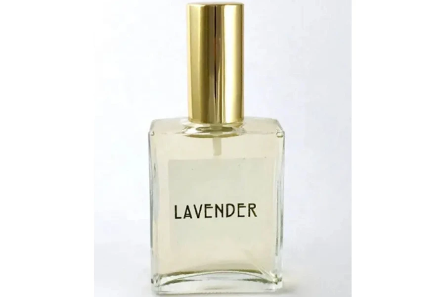 A bottle of lavender fragrance