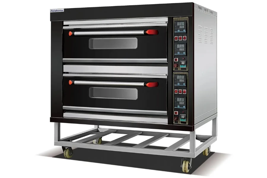 Un forno per pizza professionale a 2 piani