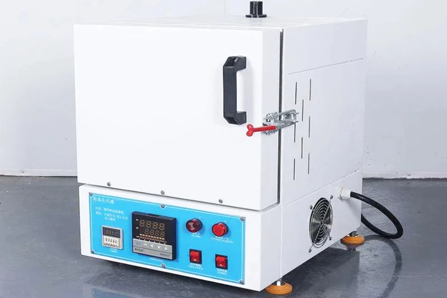 A high temperature heat muffle furnace