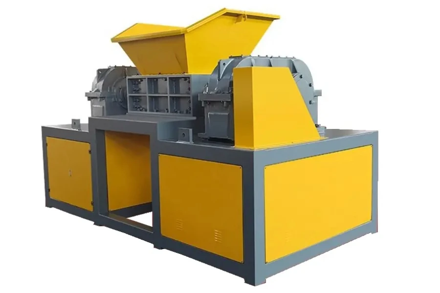 A powerful two-shaft shear shredder