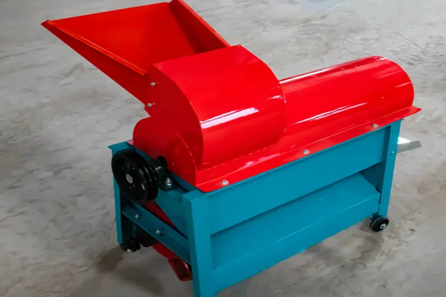 An electric maize sheller with a 99% threshing rate