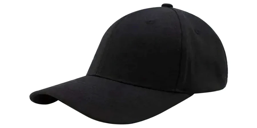 Black blank fashion embroidery baseball cap
