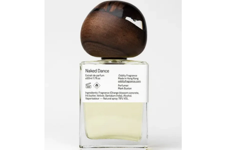 Bottle of Naked Dance perfume