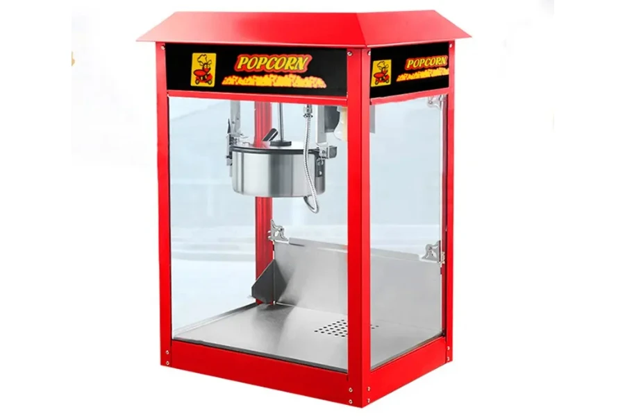 Commercial electric popcorn maker machine