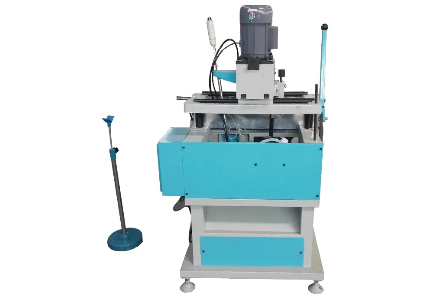 Copy router machine on a white background