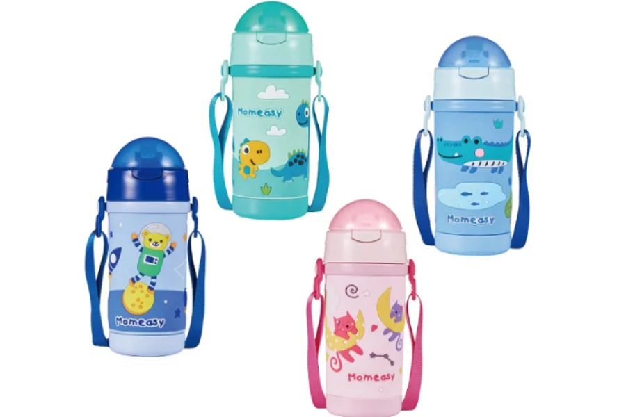 Four BPA-free baby bottles