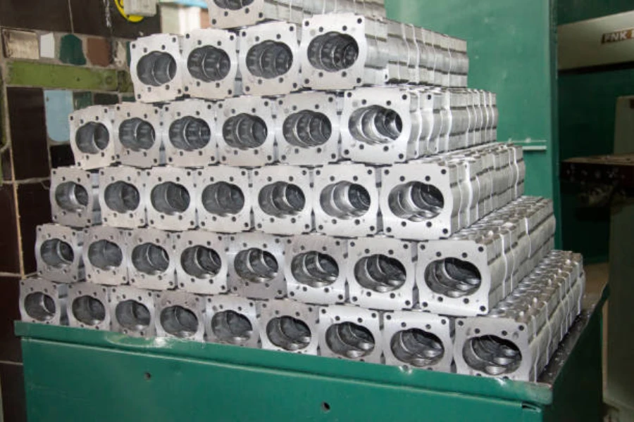 High-precision aluminum parts manufactured by casting