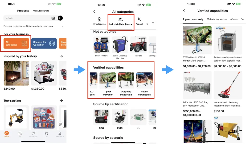 Как найти проверенные преимущества на Alibaba.com