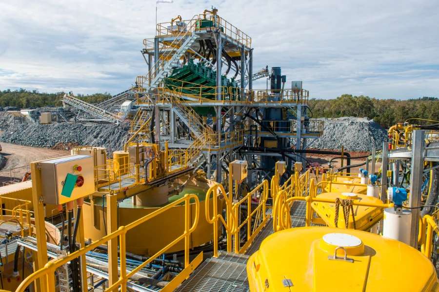 Neue Infrastruktur für ein Bergwerk