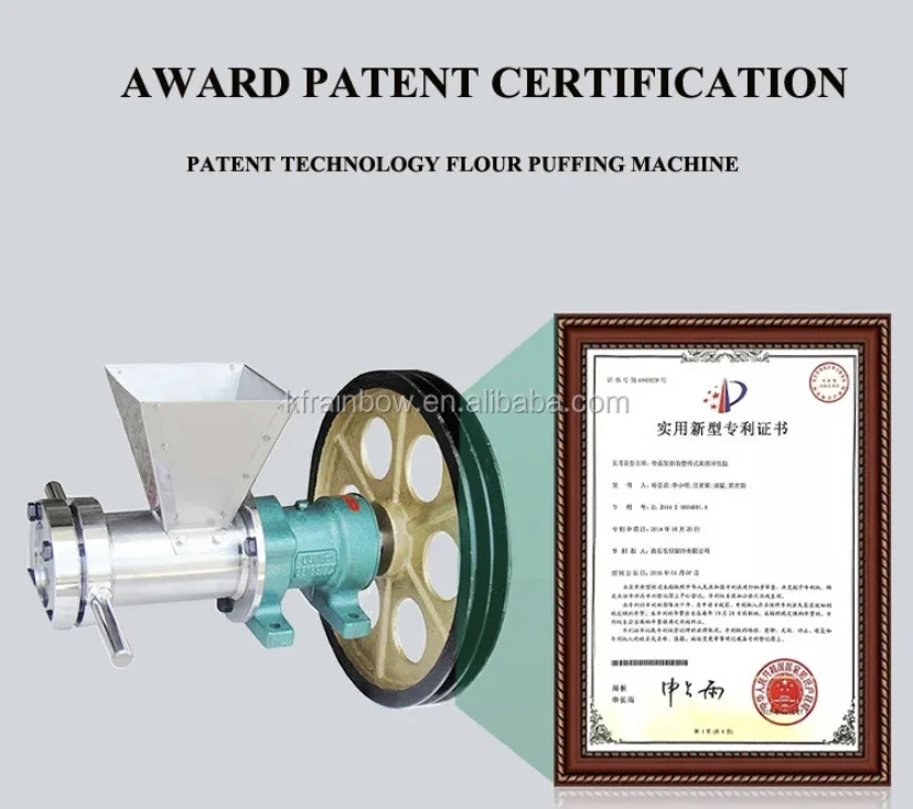 Sample of patent certification next to a product