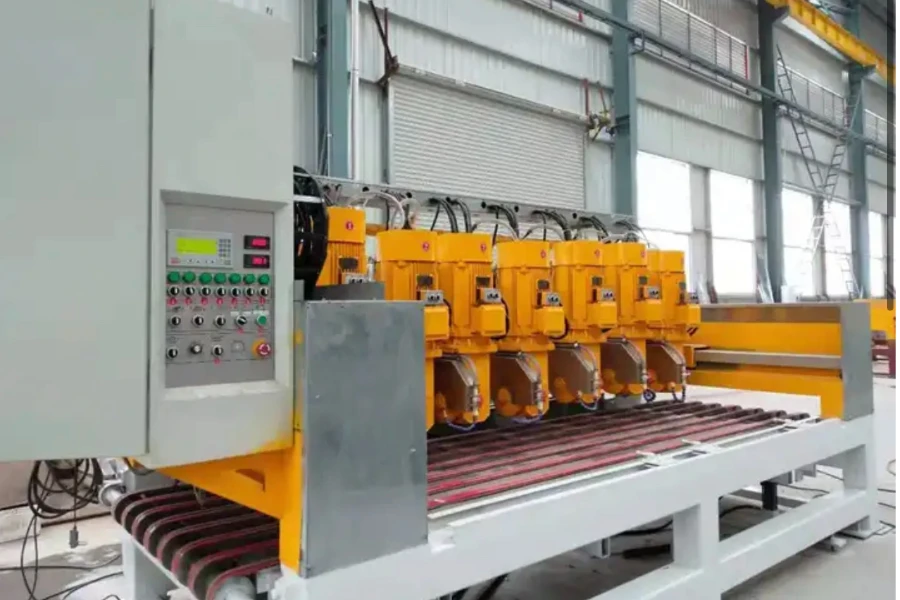 Stone floor tile making machine