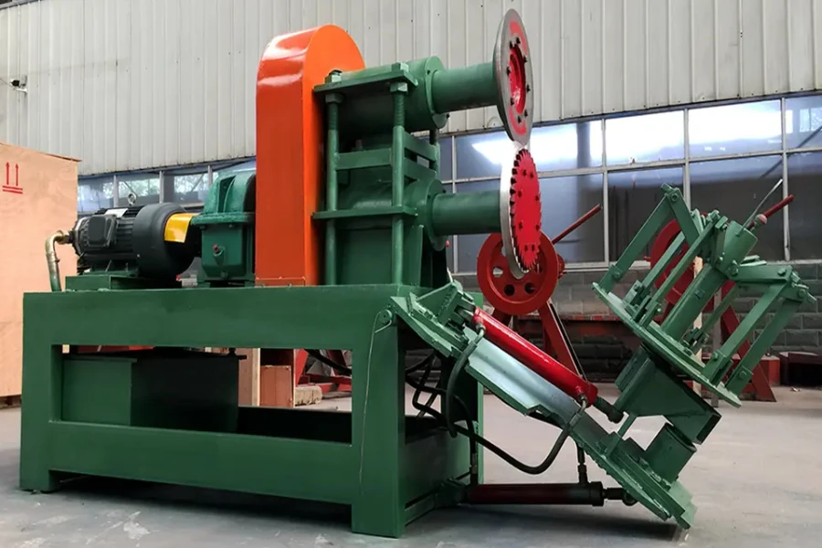 Tire grinder machine on a white background