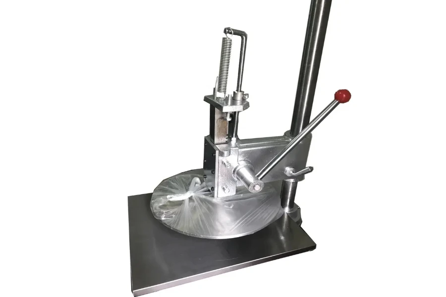 14 inch manual pizza press machine