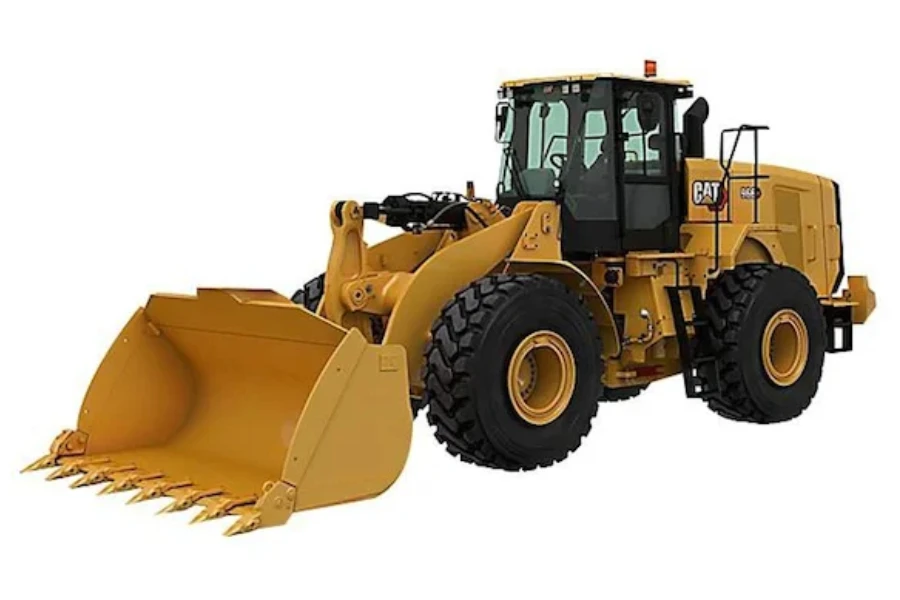 una pala gommata Caterpillar Cat 966h usata