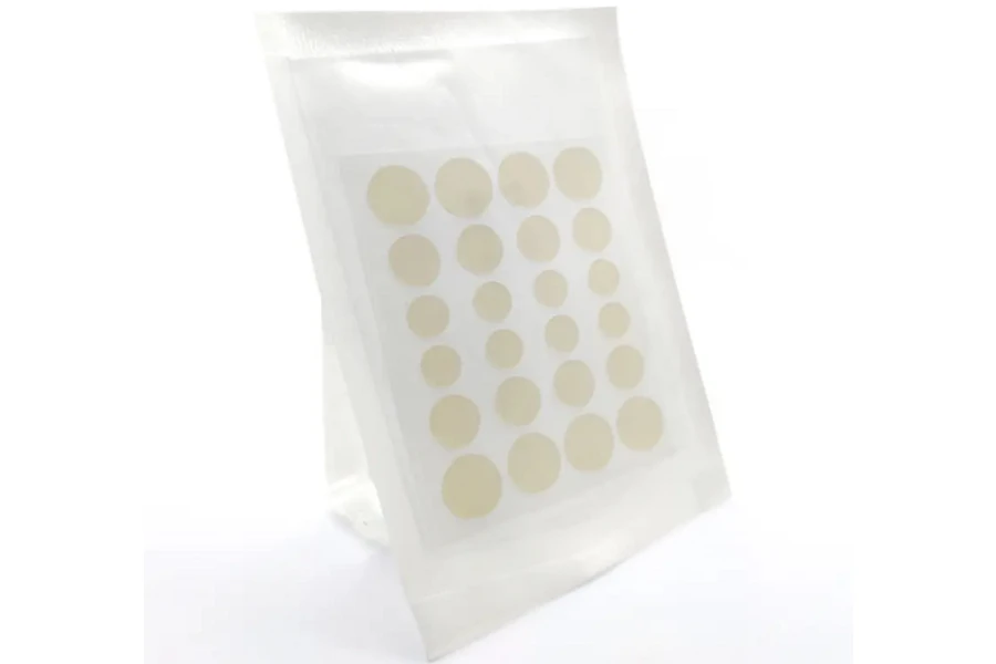 A UV discoloration patch