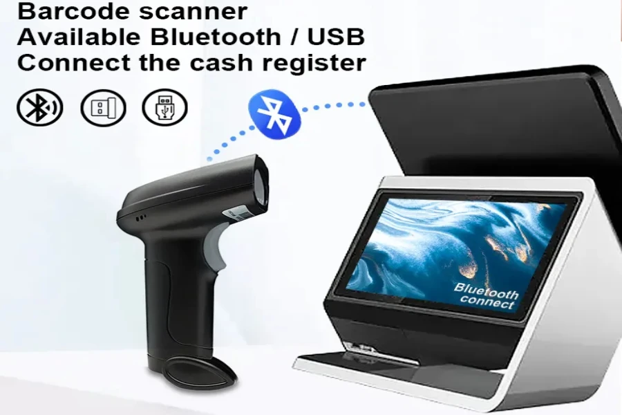 Bluetooth barcode scanners are ideal for cashier usage