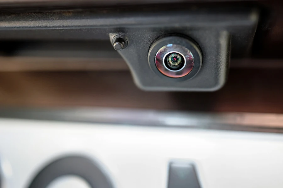 Camera incorporated in electromagnetic parking sensor