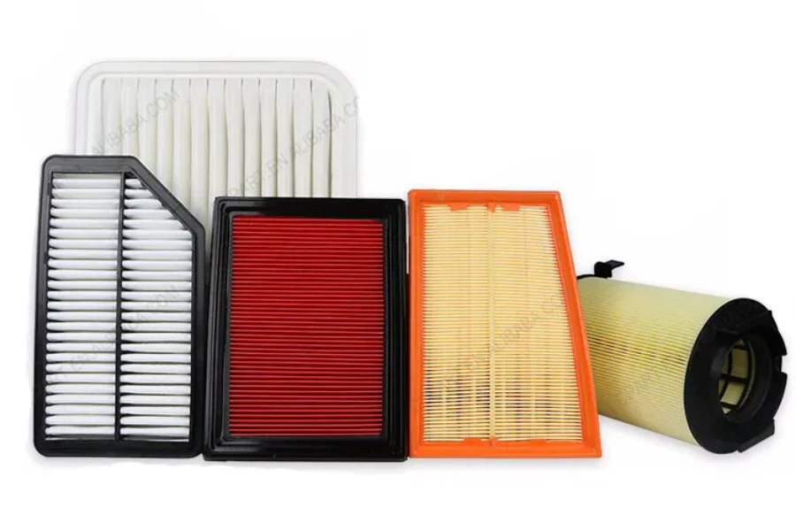 composition of air filters for car engine