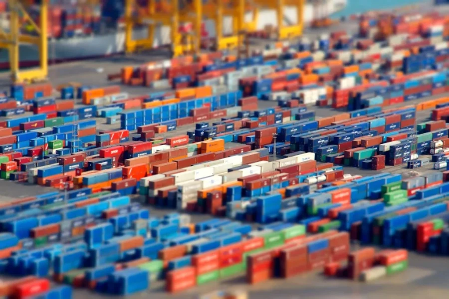 Freight containers often mark the first step in importing