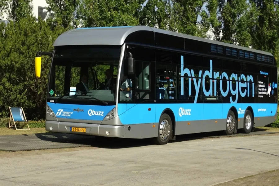 Hydrogen-powered bus for public transit