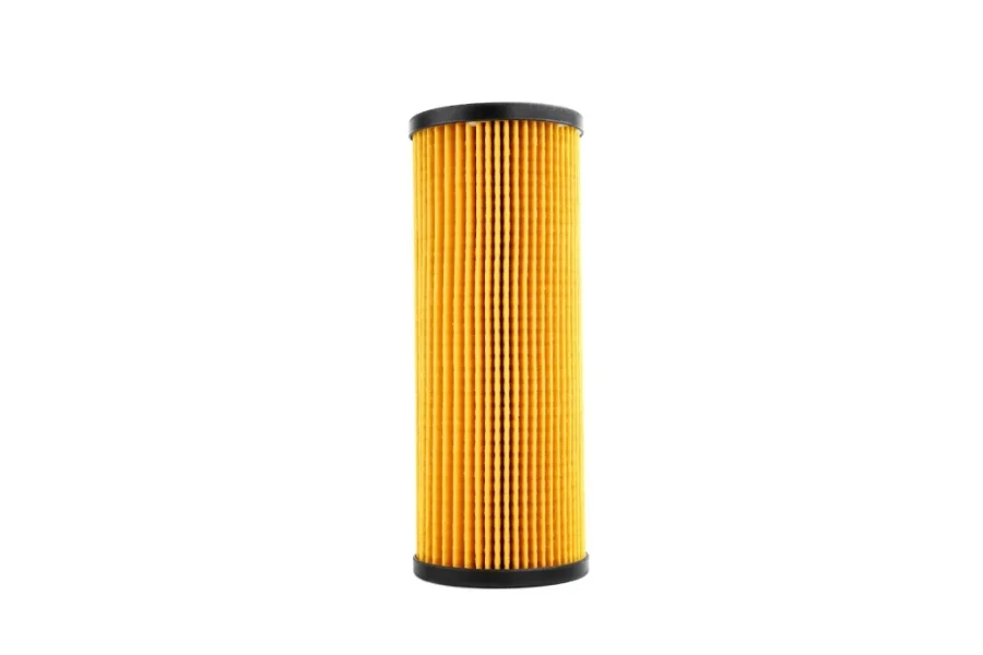 Oil fuel air filter car isolated