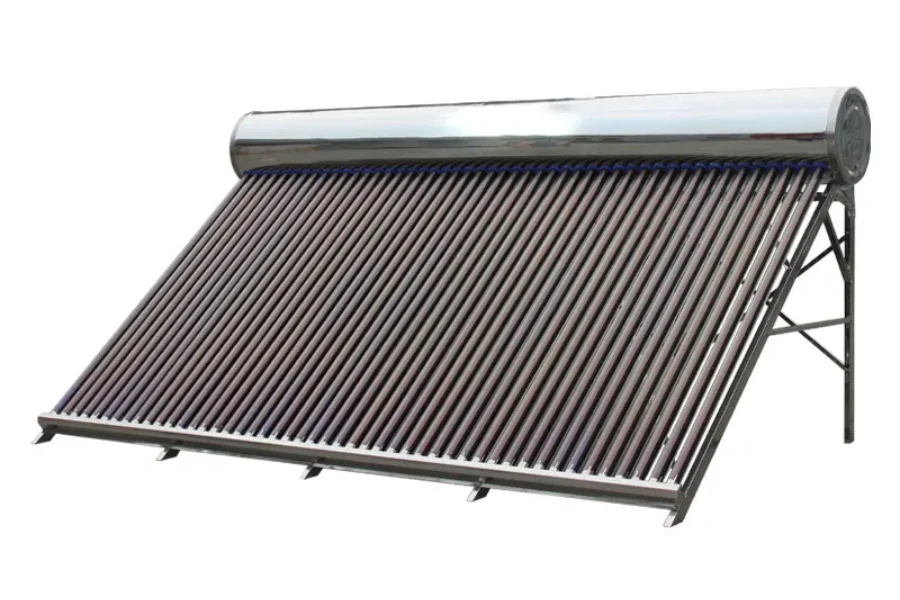 Stainless steel integrated vacuum tube solar water heater