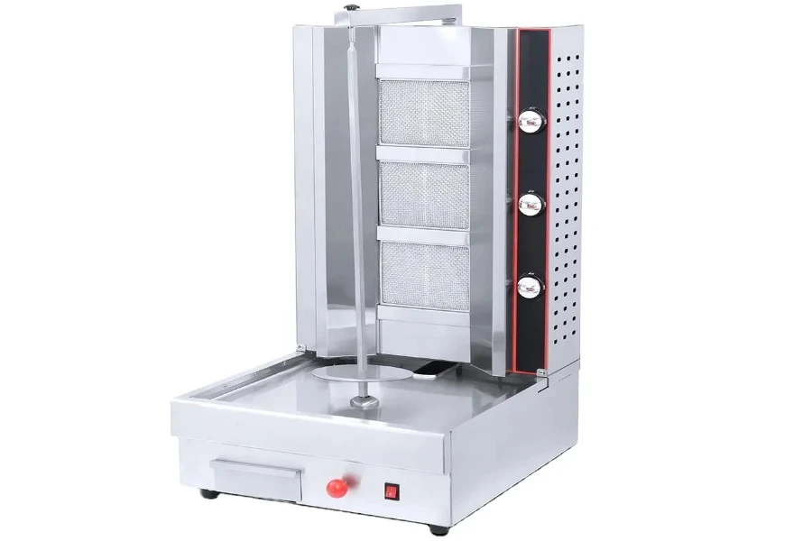 Stainless steel shawarma machine