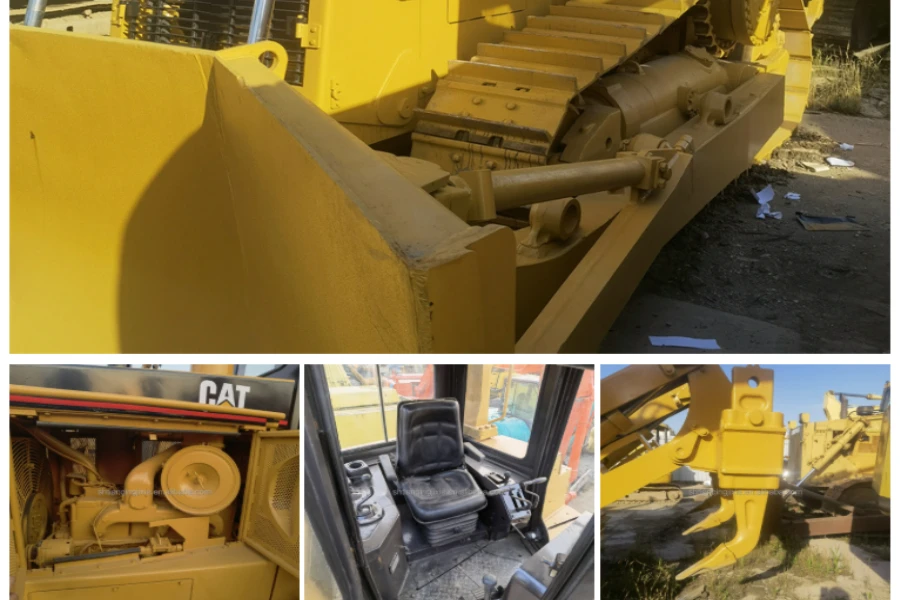 used Caterpillar CAT D7R showing condition from several angles