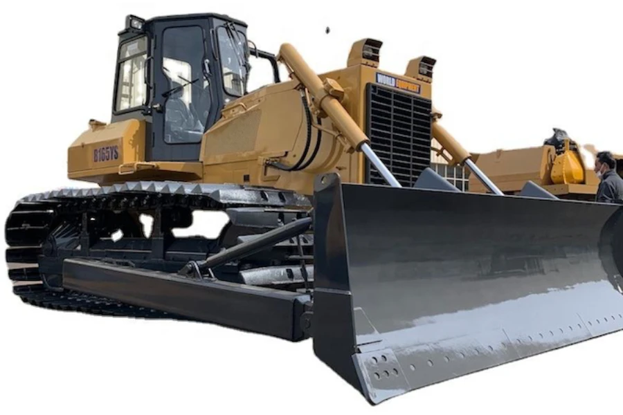 bulldozer Weichai B165YS de 17 tonnes d'occasion avec grande lame en U