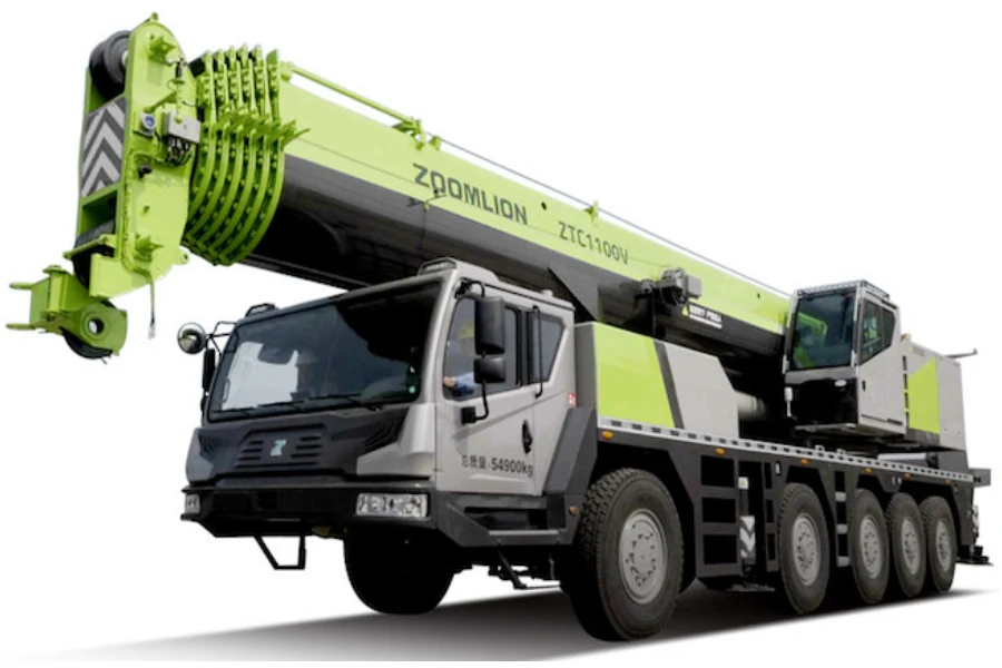used Zoomlion 100 ton truck crane